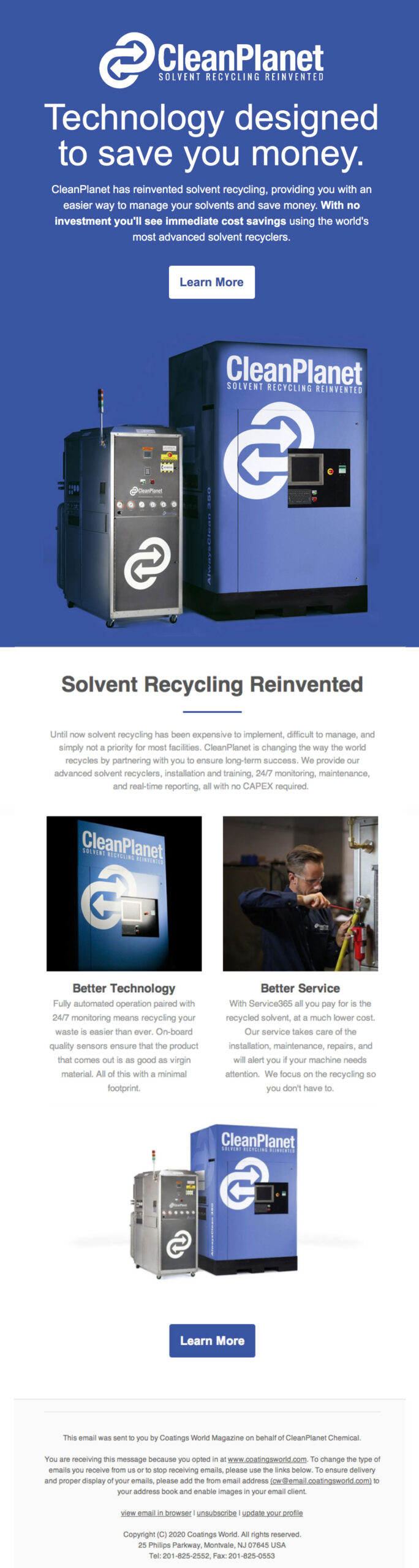 Clean Planet Email